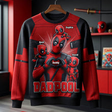 Load image into Gallery viewer, "The Heroic Dad: A Heartfelt Tribute to Fatherhood" - Personalized Dad Shirt - Perfect Gift for Dads, Grandpas, and Family AOP Products PopCulturePrints

