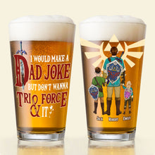 Load image into Gallery viewer, Personalized Dad Joke Beer Glass - Legend Theme Beer Glasses PopCulturePrints
