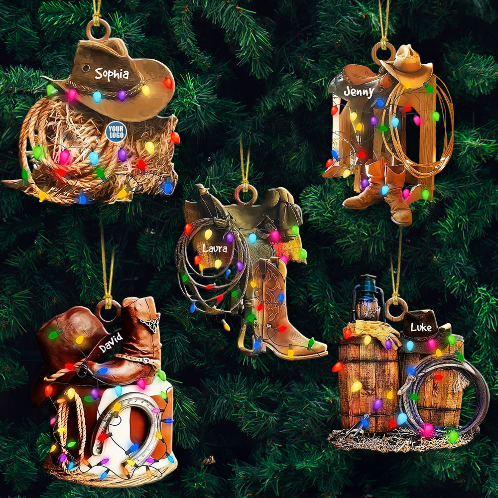 Custom Christmas Ornament for Horse Enthusiasts Ornament PopCulturePrints