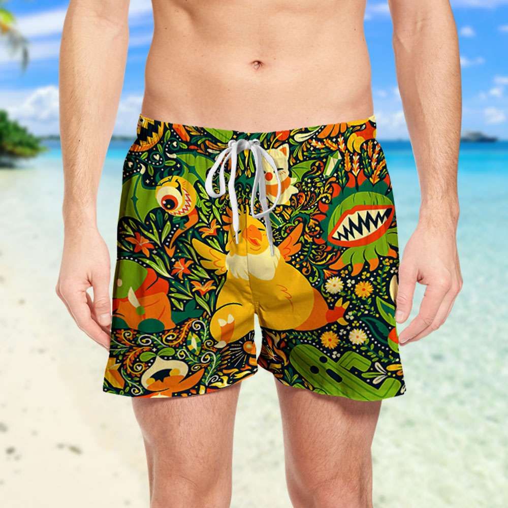 Custom Game Lover Hawaiian Shirt Set - Retro Character Design Hawaiian Shirts PopCulturePrints