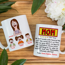 Load image into Gallery viewer, Mom, You&#39;re Amazing! - Personalized Coffee Mug - Gift for Mom or Grandma Coffee Mug PopCulturePrints
