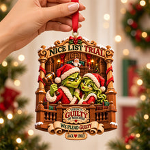 Load image into Gallery viewer, Couple Nice List Trial Christmas Ornament - Personalized Gifts For Couple 08hatn121026 Ornament PopCulturePrints
