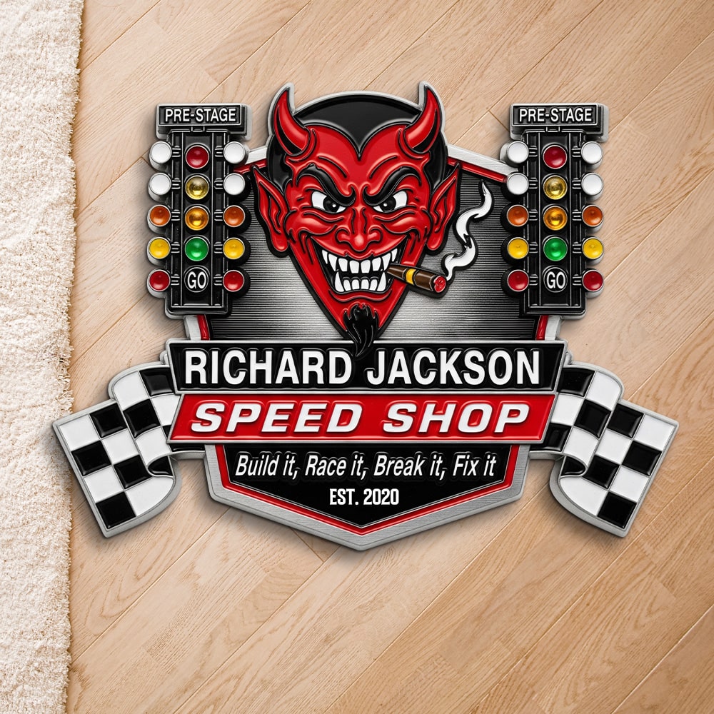 Build It, Race It, Break It, Fix It - Personalized Drag Racing Metal Sign for Racing Lovers Metal Signs PopCulturePrints