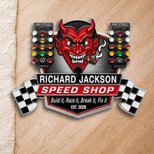 Load image into Gallery viewer, Build It, Race It, Break It, Fix It - Personalized Drag Racing Metal Sign for Racing Lovers Metal Signs PopCulturePrints
