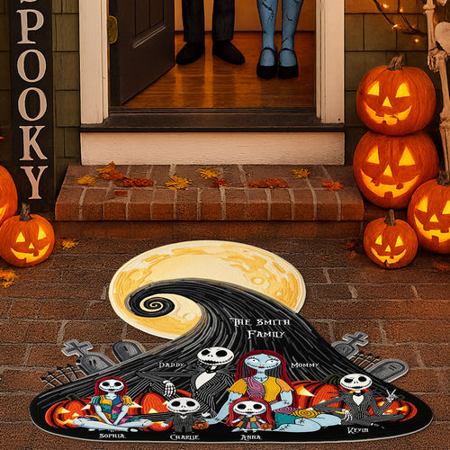 Bring Home the Spookiness - Horror Family Doormat, Personalized Gift for Every Family Member Doormat PopCulturePrints