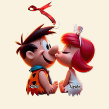 Load image into Gallery viewer, Personalized Cartoon Couple Christmas Ornament | Custom Holiday Gift | Valentine&#39;s Day Gifts Ornament PopCulturePrints
