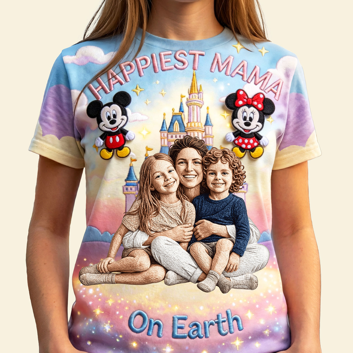 Happiest Mama On Earth - Custom Photo Gift for Mother's Day AOP Products PopCulturePrints