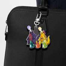 Load image into Gallery viewer, “Family is where life begins and love never ends” - Personalized Keychain for Families - Custom Gift for Dad, Grandpa, and Loved Ones Keychains PopCulturePrints
