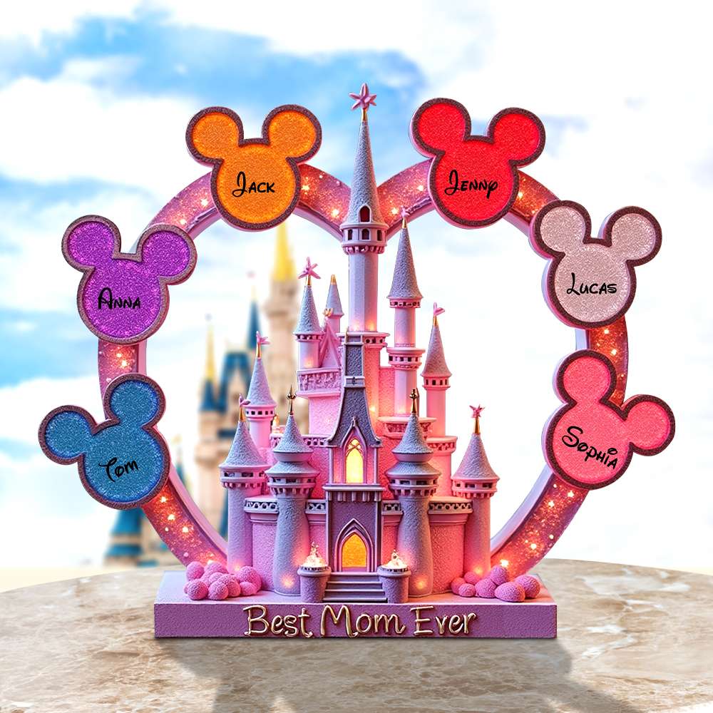 Best Mom Ever - Personalized Acrylic Plaque for Loving Mothers Shaped Plaques PopCulturePrints