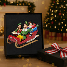 Load image into Gallery viewer, “Celebrate Togetherness” - Personalized Christmas Acrylic Ornament - Custom Gift for Couples, Friends, and Families Ornament PopCulturePrints
