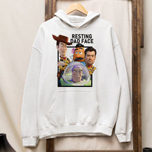 Load image into Gallery viewer, “Embrace the Funny Side of Fatherhood” - Fun Custom Photo Resting Dad Face Shirt - Personalized Gift for Dad, Grandpa, and Fathers Day Shirts PopCulturePrints
