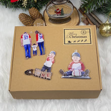 Load image into Gallery viewer, Personalized Baseball Player Photo Ornament Custom Gifts
