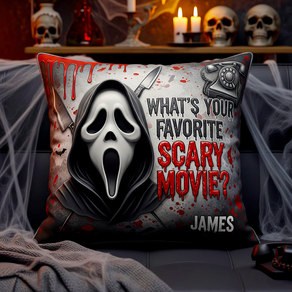 Never Sleep Again - Personalized Halloween Villain Square Pillow for Fans Pillow PopCulturePrints