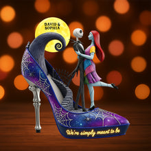 Load image into Gallery viewer, We&#39;re Simply Meant To Be - Personalized Couple Plaque Shaped Plaques PopCulturePrints
