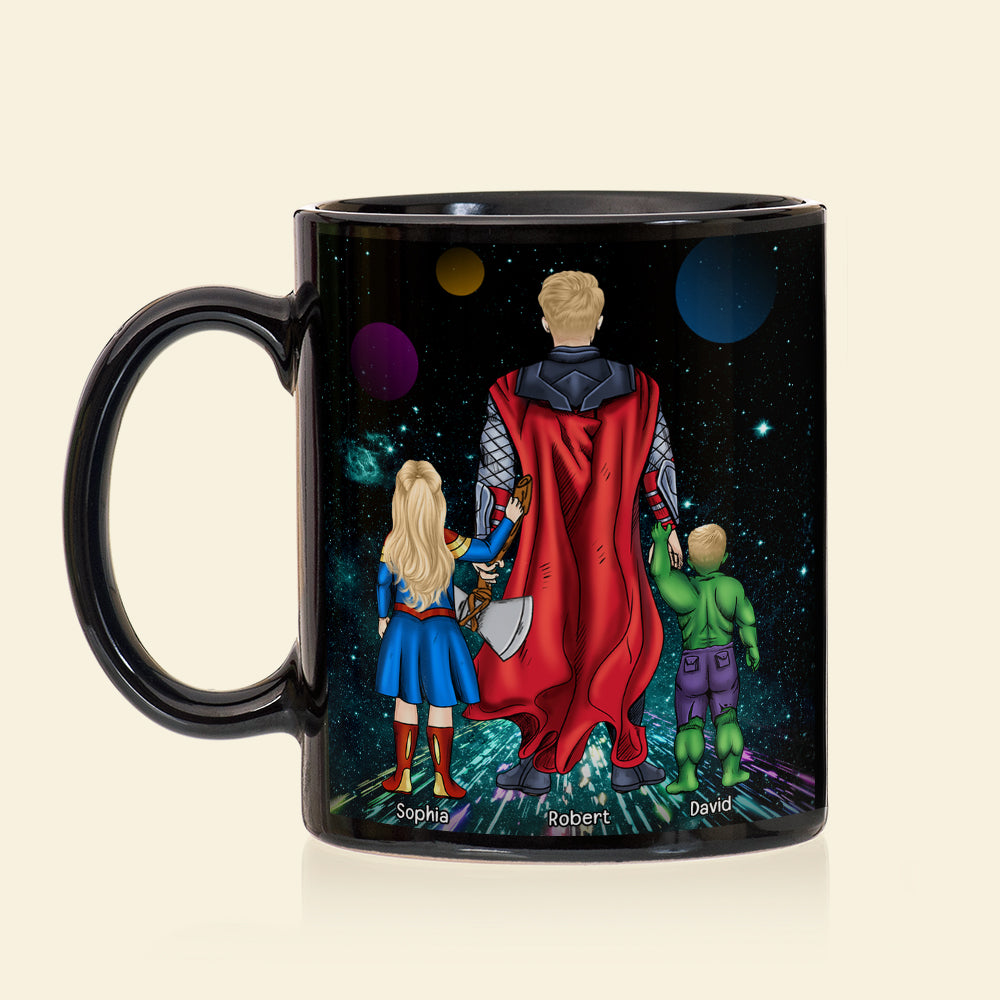Best Dad in Nine Realms Personalized Coffee Mug Coffee Mug PopCulturePrints