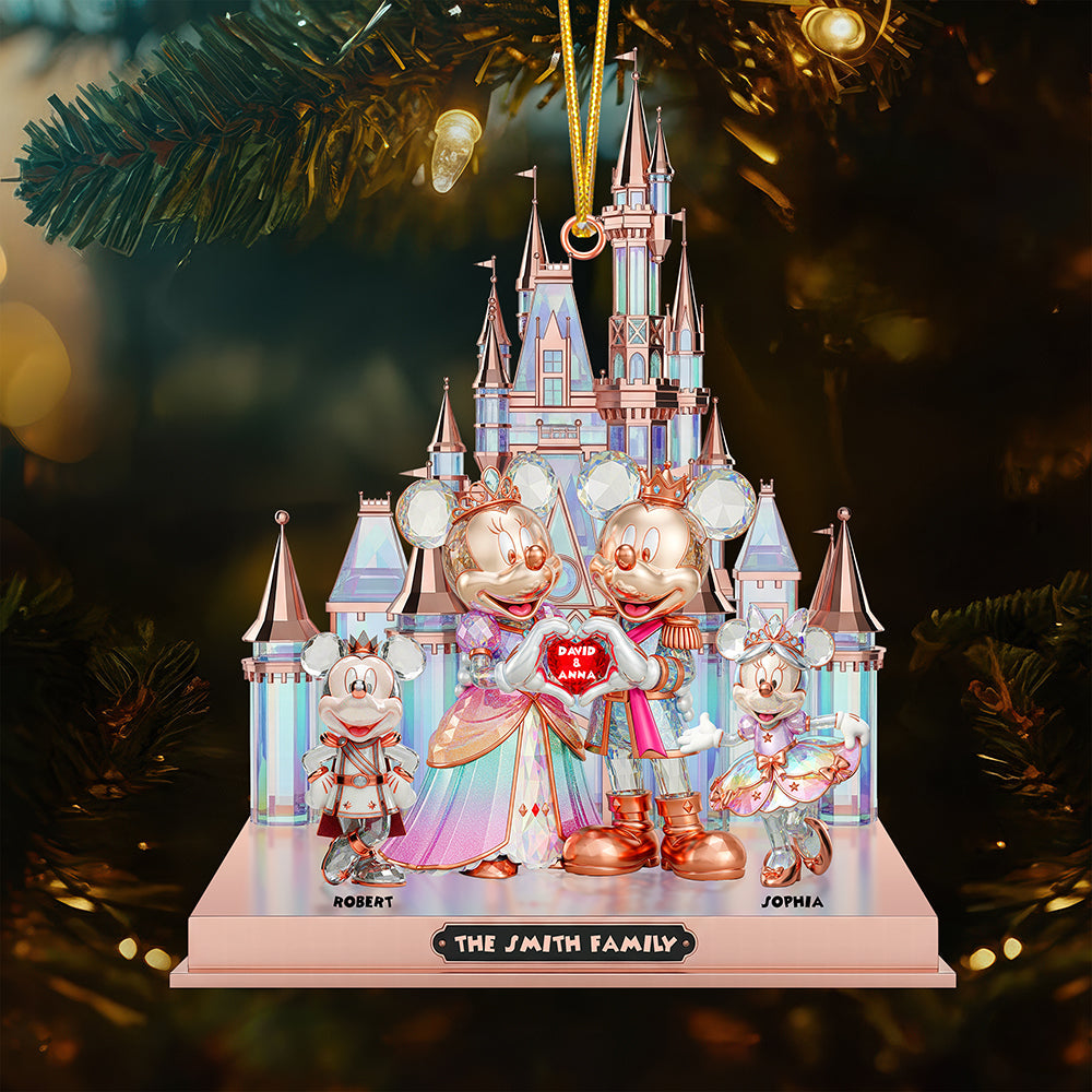 “Create Magical Memories This Christmas!” - Personalized Fantasy Family Christmas Ornament - Custom Gift for Families, Friends, and Loved Ones Ornament PopCulturePrints
