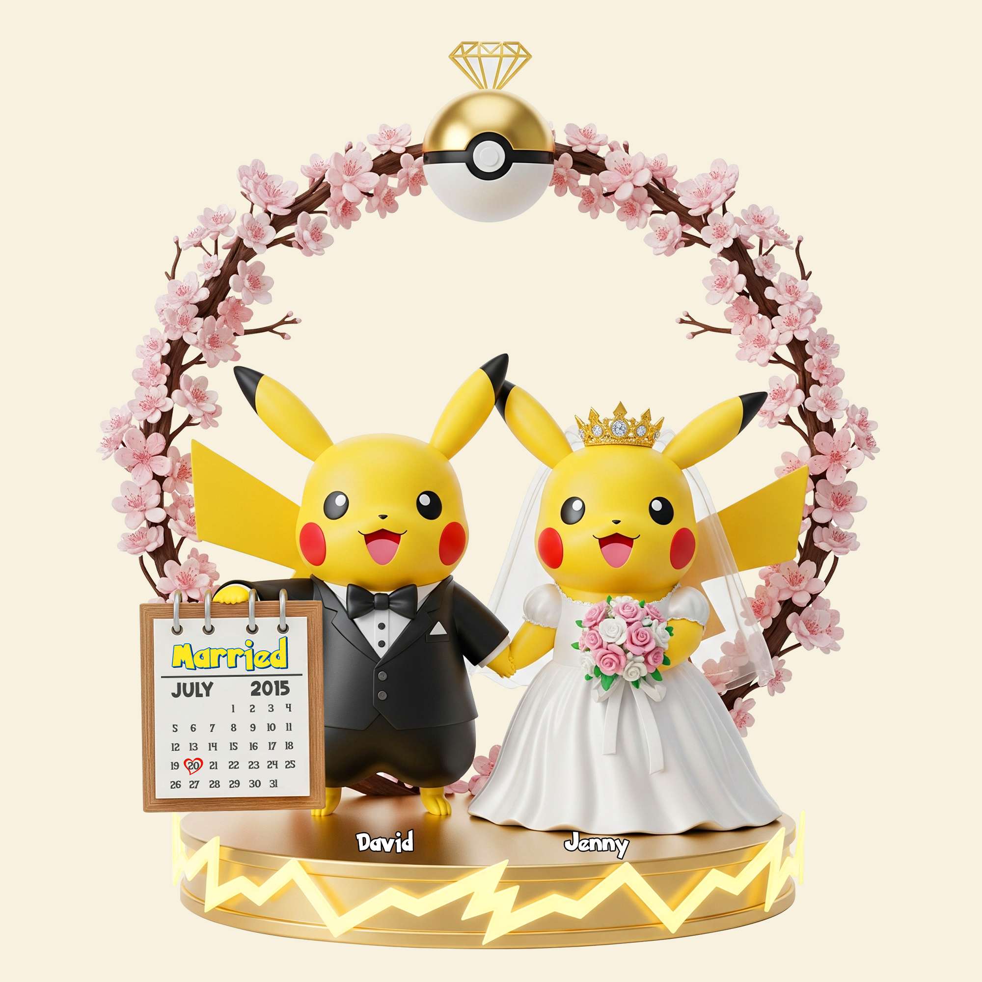 “Tale as old as time” - Personalized Romantic Rose Couple Acrylic Plaque - Perfect Gift for Lovers, Friends, Anniversaries, Weddings Shaped Plaques PopCulturePrints