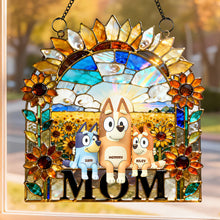 Load image into Gallery viewer, Love Mom Suncatcher - A Heartwarming Personalized Gift for Mothers Ornament PopCulturePrints
