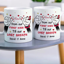 Load image into Gallery viewer, Personalized Couple Mug - Romantic Valentine&#39;s Day Gifts with Names Coffee Mug PopCulturePrints
