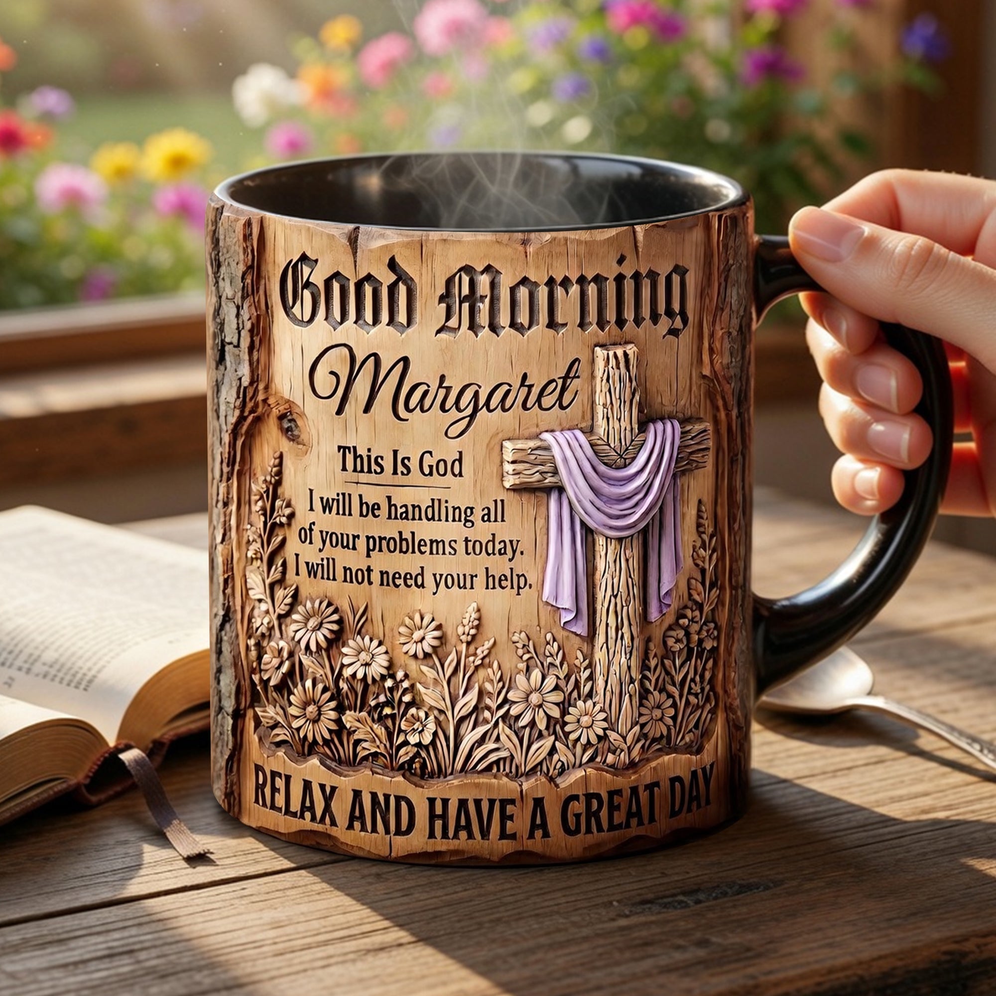 Good Morning Margaret - Personalized Christian Coffee Mug for a Meaningful Start Coffee Mug PopCulturePrints
