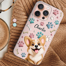 Load image into Gallery viewer, &quot;Celebrate Your Love for Pups!&quot; - Dog Mom &amp; Dog Dad Custom 3D Inflated Effect Printed Phone Case - Perfect Gift for Pet Lovers Clear Phone Case PopCulturePrints
