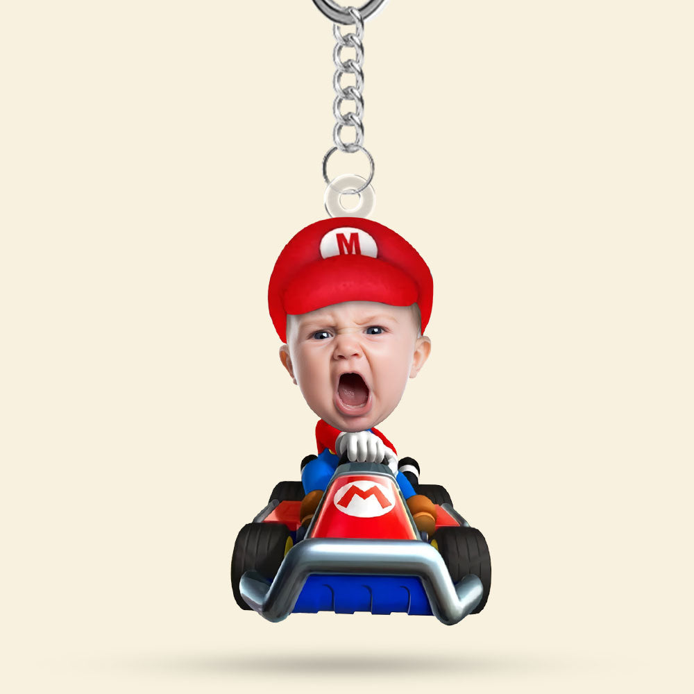 Custom Kids Photo Keychain - Pop Culture Design Keychains PopCulturePrints