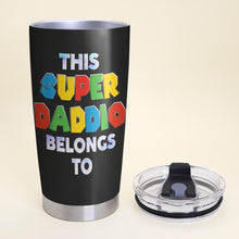 Load image into Gallery viewer, Personalized Super Dad Tumbler - Custom Gift for Dads Tumbler Cup PopCulturePrints
