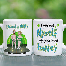 Load image into Gallery viewer, Naughty Couple UFO Coffee Mug - Personalized Gift for Valentine&#39;s Day Gifts Coffee Mug PopCulturePrints
