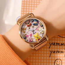Load image into Gallery viewer, Bring Joy to Your Day – Personalized Cartoon Lovers Quartz Watch Quartz Watch PopCulturePrints
