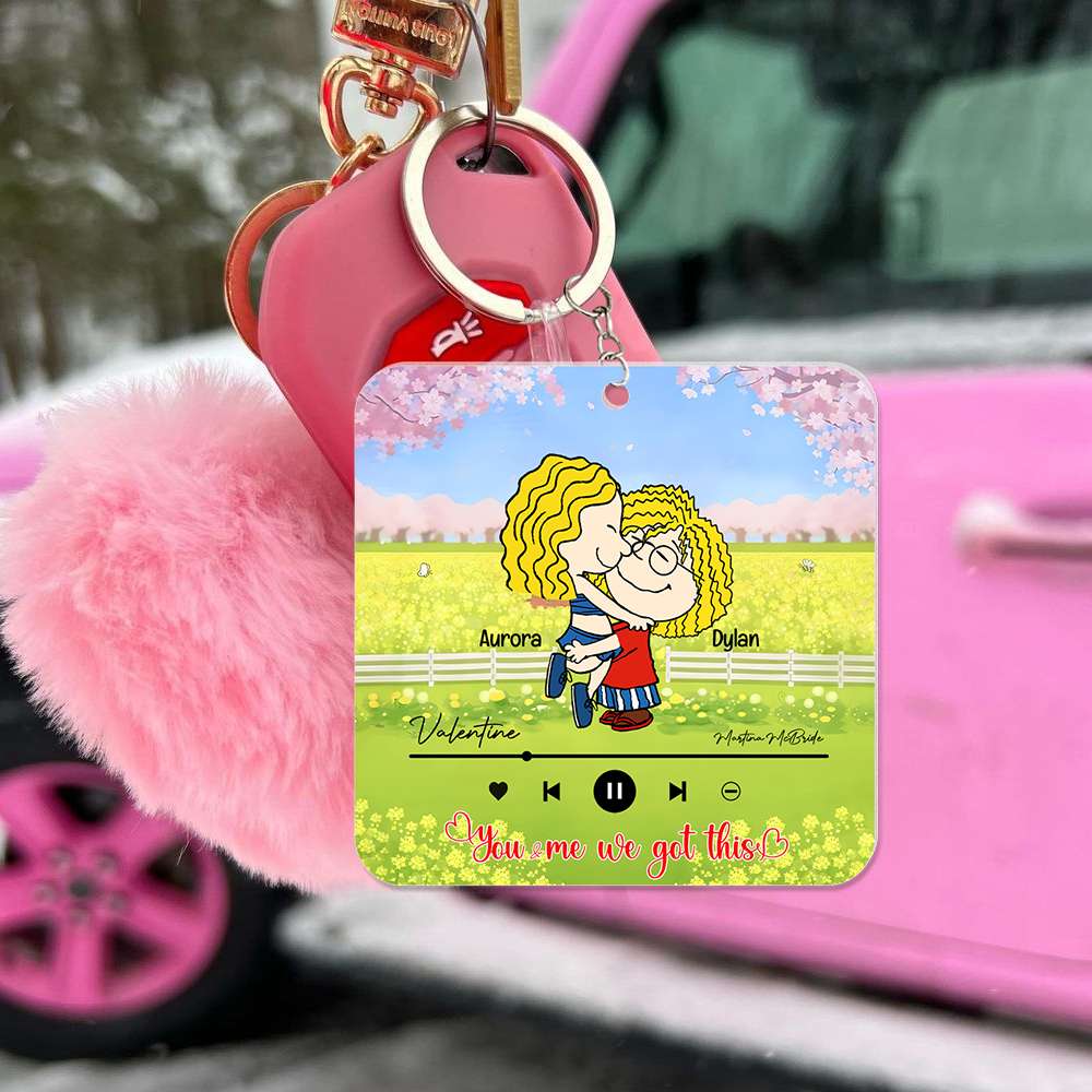 Romantic Customized Acrylic Keychain for Couples - Perfect Valentine’s Day Gifts Keychains PopCulturePrints