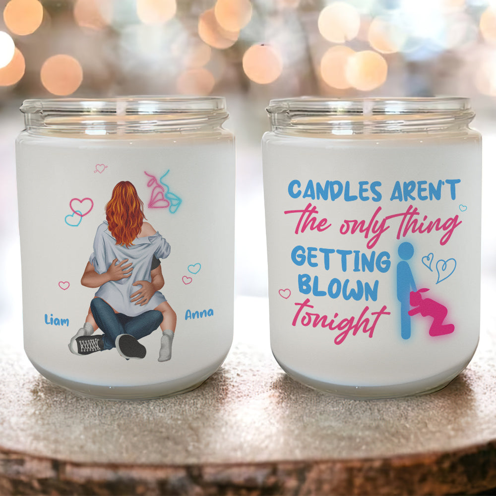 Personalized Couple's Candle - Fun Scented Gifts for Couples Scented Candle PopCulturePrints