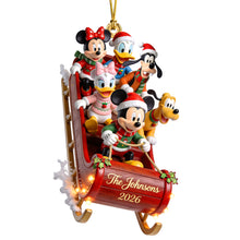 Load image into Gallery viewer, "Celebrate Togetherness!" - Personalized Childhood Christmas Ornament - Unique Gift for Families, Friends, and Kids
