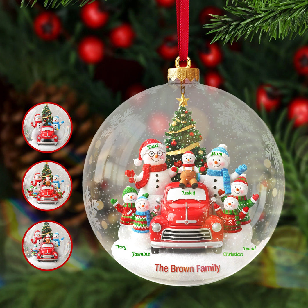 Family Togetherness - Personalized Christmas Ornament - Custom Gift for Families and Loved Ones Ornament PopCulturePrints