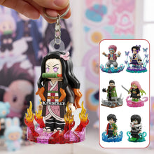 Load image into Gallery viewer, Custom Acrylic Keychain - Personalized Darkness Hunter Gift for Fans Keychains PopCulturePrints
