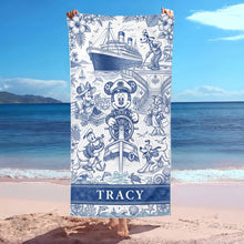 Load image into Gallery viewer, Fun Cruise Trip Beach Towel, Personalized Gifts For Cruising Lovers 04qhlu180726 Beach Towel PopCulturePrints

