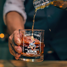 Load image into Gallery viewer, Personalized Couple Whiskey Glass - After 10 Years Whiskey Glass PopCulturePrints
