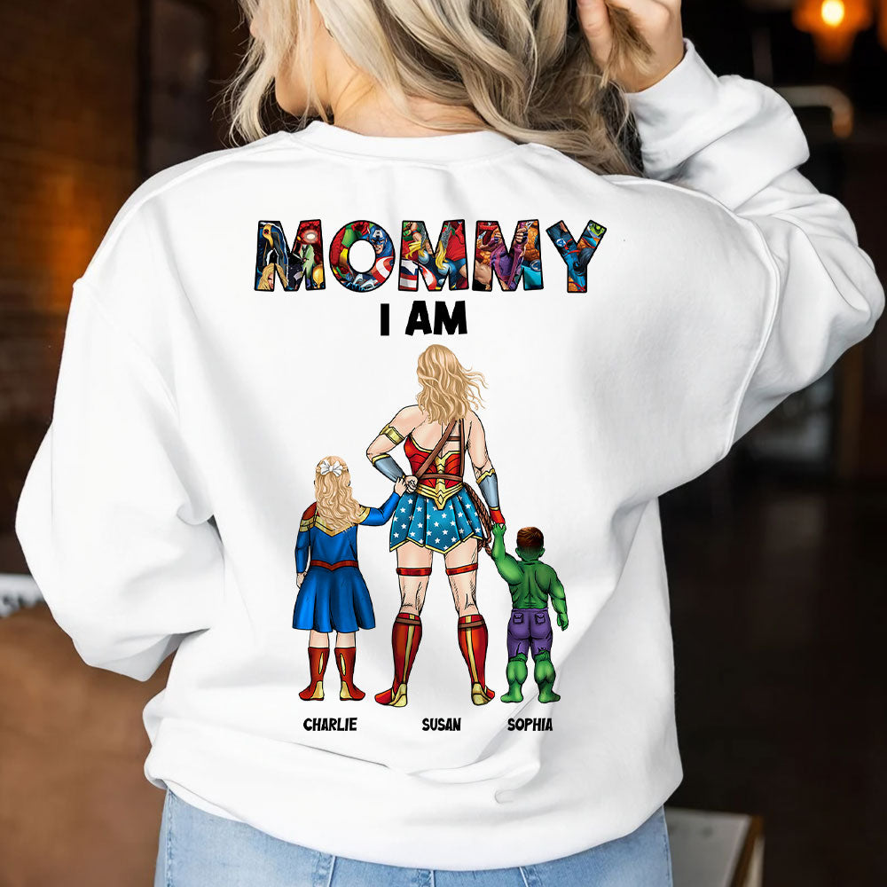 Customizable Superhero Mom Sweatshirt Shirts PopCulturePrints