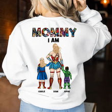 Load image into Gallery viewer, Customizable Superhero Mom Sweatshirt Shirts PopCulturePrints
