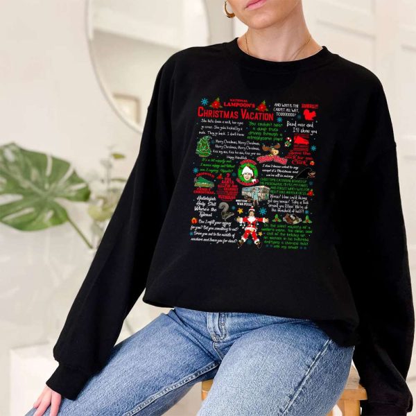 Funny Christmas Vacation Movie Quotes Sweatshirt - Perfect Gift for Movie Fans