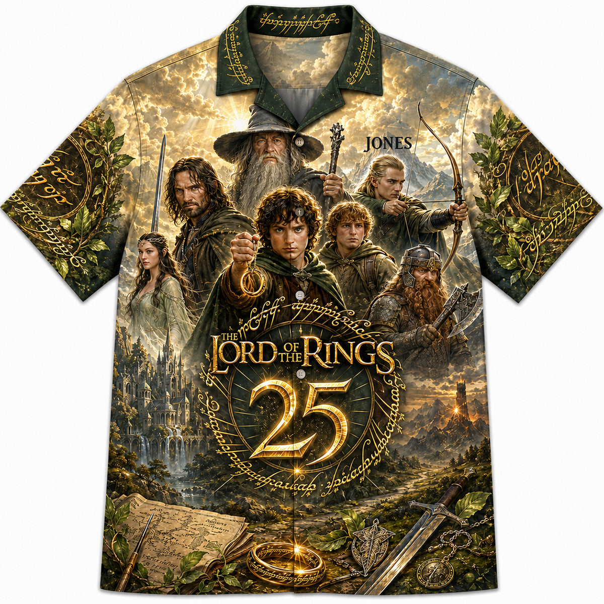 25 Years Of Epic Adventure Hawaiian Shirt - Personalized Anniversary Gift for Fans
