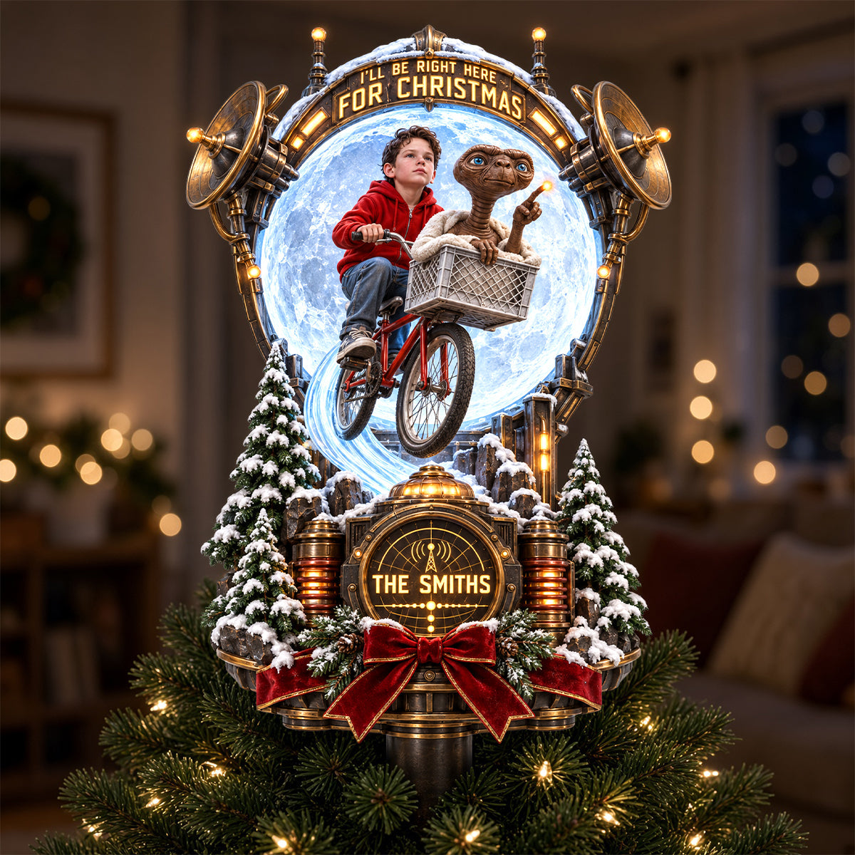 Rescue Mystery Creature Tree Topper - Personalized Christmas Gift 08hadh170926 Ornament PopCulturePrints