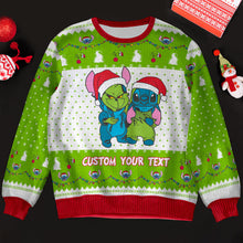 Load image into Gallery viewer, Customizable Christmas Sweater for Movie Fans Ugly Christmas Sweater PopCulturePrints
