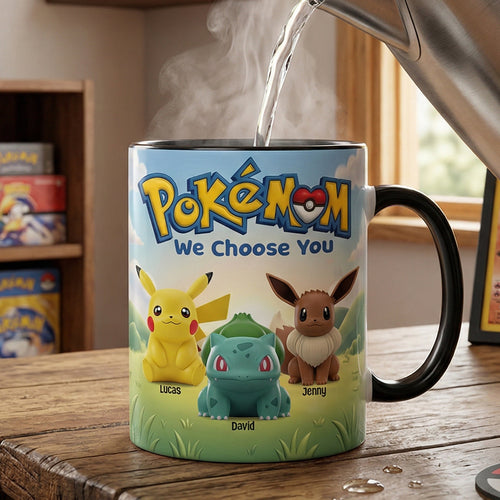PokeMom Magic Coffee Mug - Personalized Gifts for Mother Coffee Mug PopCulturePrints