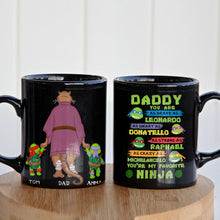 Load image into Gallery viewer, Custom Ninja Heroes Coffee Mug for Dad Coffee Mug PopCulturePrints
