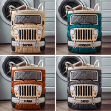 Load image into Gallery viewer, Dirt Journey Quilted Laudry Basket - Personalized Gifts For Off-road Lovers 06qhqn140726 Laundry Basket PopCulturePrints
