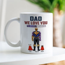 Load image into Gallery viewer, Dad, We Love You In Every Universe - Personalized Mug Coffee Mug PopCulturePrints
