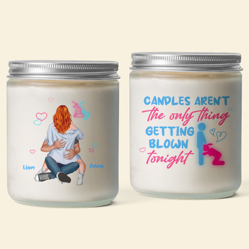 Personalized Couple's Candle - Fun Scented Gifts for Couples Scented Candle PopCulturePrints