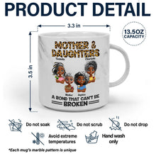 Load image into Gallery viewer, Mother And Daughters A Bond That Can&#39;t Be Broken - Personalized Marble Mug for Moms and Daughters Marble Mug PopCulturePrints
