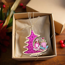 Load image into Gallery viewer, Custom Sisters Christmas Ornament - Wood &amp; Acrylic Ornament PopCulturePrints
