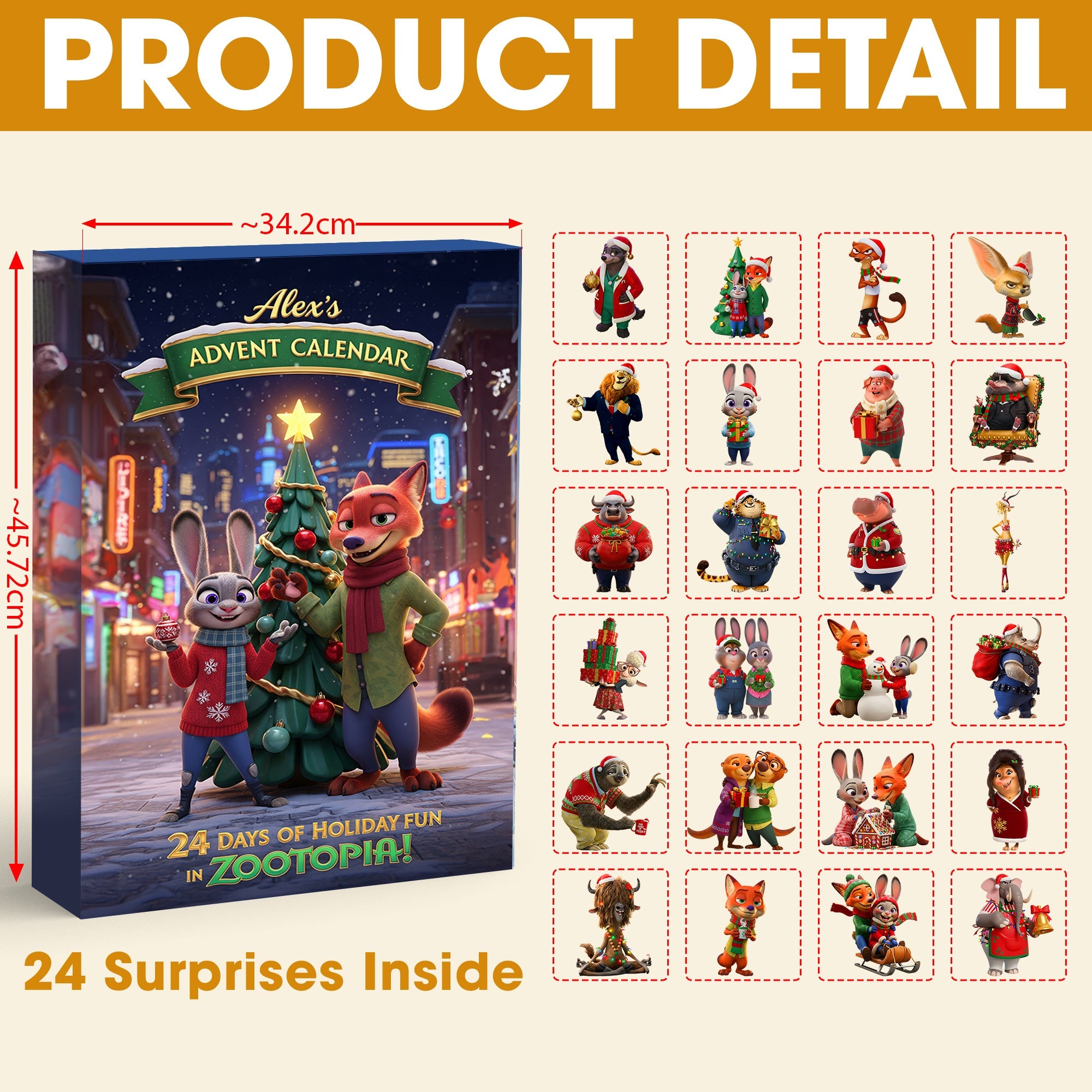 "Step into Holiday Cheer!" - Holiday Fun Advent Calendar Blind Box - Personalized Christmas Gift for Friends, Family, and Kids Advent Calendar PopCulturePrints